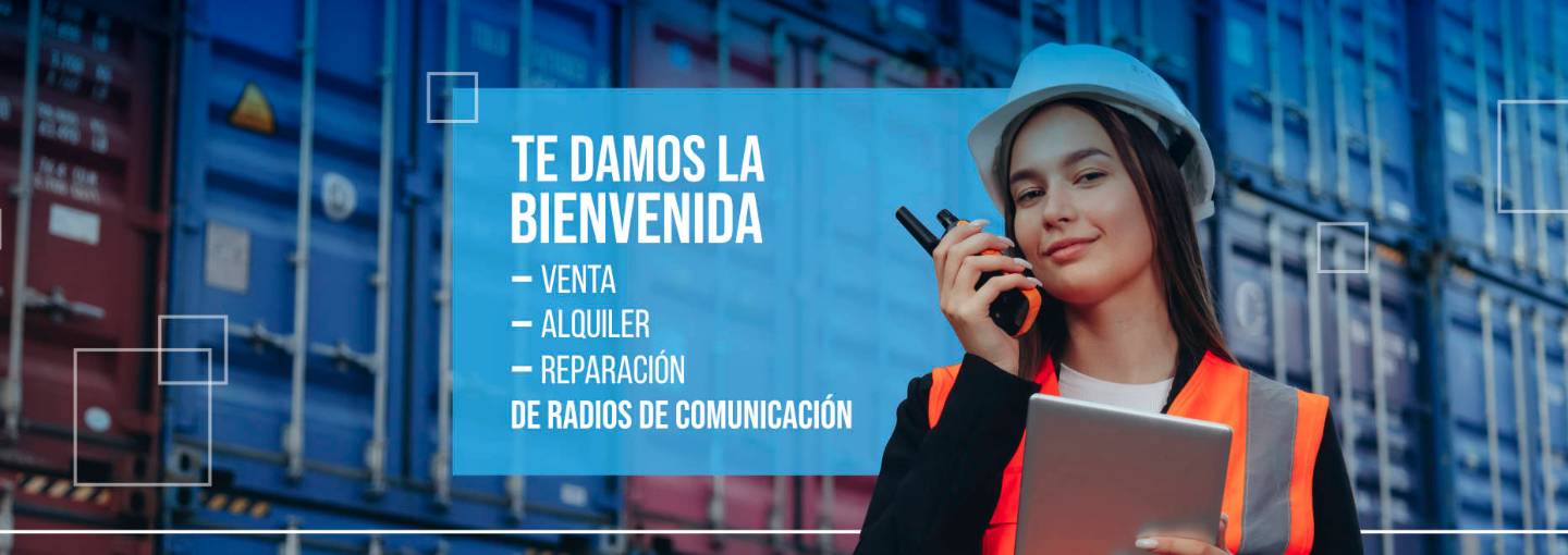 Te damos la bienvenida: venta, alquiler y reparación de radios de comunicación