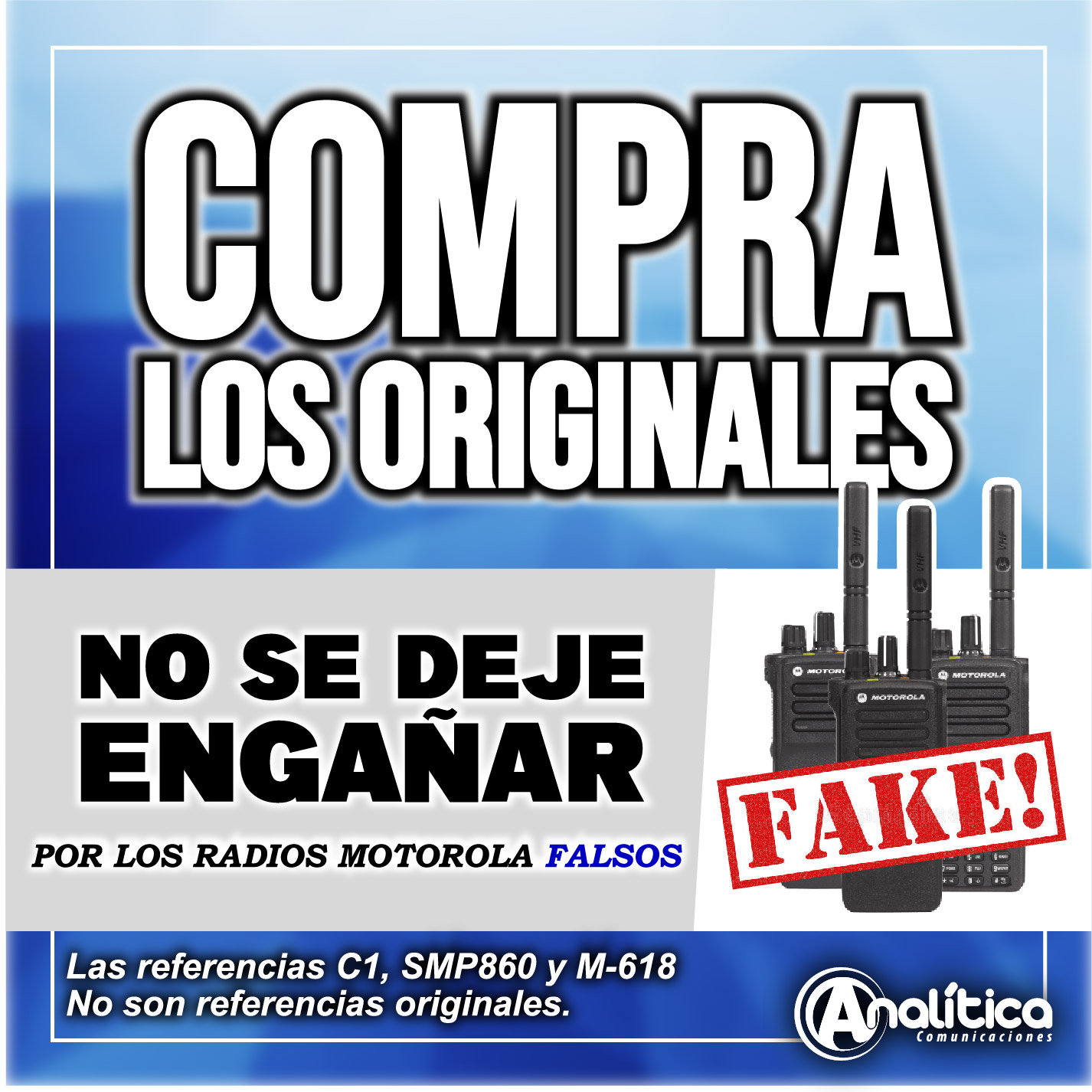 COMPRA SOLO RADIOS ORIGINALES