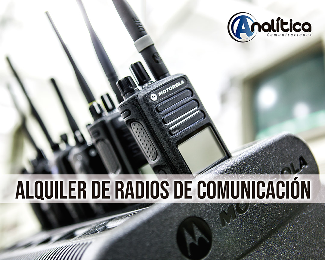 Alquiler de radios Analitica comunicaciones